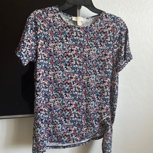 NWT Michael Michael Kors XS short sleeve floral top